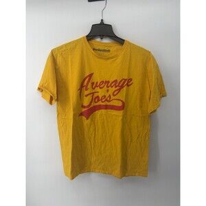 Dodgeball Movie: Average Joe’s Team Cotton T-Shirt Yellow Mens X-Large